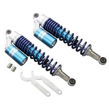 For Honda TRX250R 450R Universal 2x 340mm Air Shock Absorbers Suspension