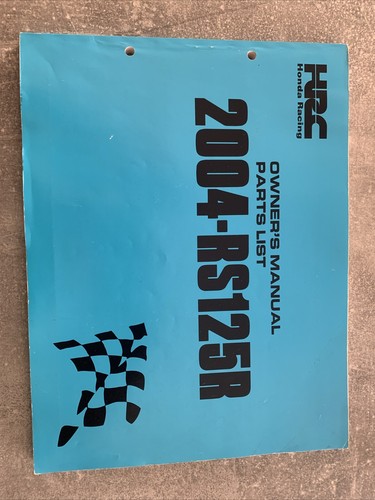 Honda rs125 2004 owners manual - rs125,
