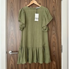 Zara Green Cotton Blend