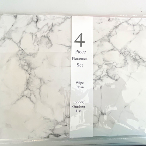 Popularhome 4pc marble design - 4pc,