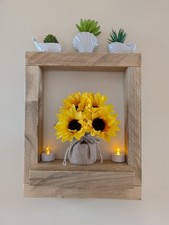 Wooden display shelf Hand