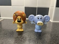Tomy Raa Raa The Noisy Lion Hufty Elephant & Rara Lion 3 Inch Figure Bundle