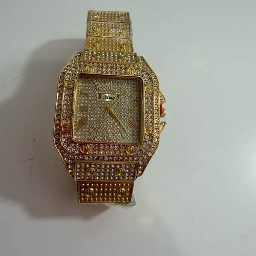 Bling mens gold - &, rhinestone