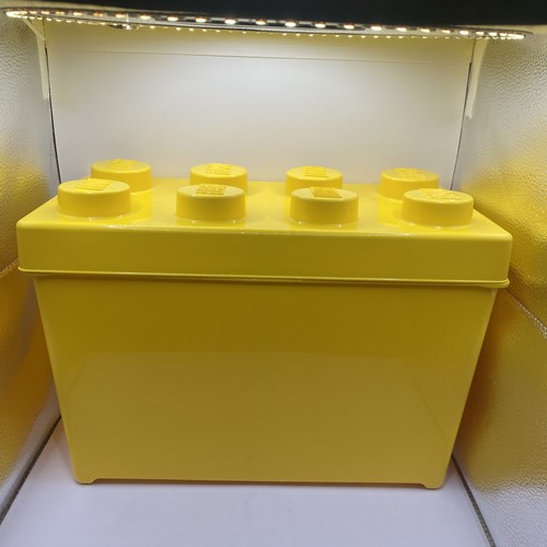 Lego yellow storage - yellow, brick