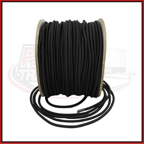 Metres 6mm black elastic - 10,