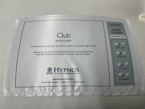Hypnos king size mattress - hypnos, club