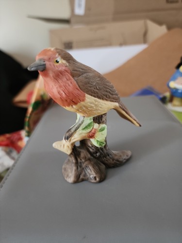 Vintage ceramic robin bird - vintage,