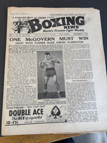 Boxing news dec 5th 1951 - news,