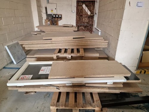 Used chipboard 38mm - used, /