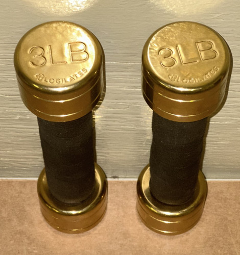 Blogilates dumbbells gold lb - dumbbells, 3