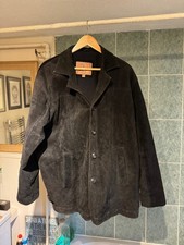 Men's Black Ciro Citterio Suede Jacket -XL