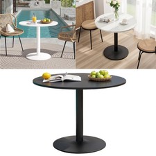 Round pedestal dining table - round,