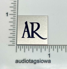 Turntable logo badge dust - ar,