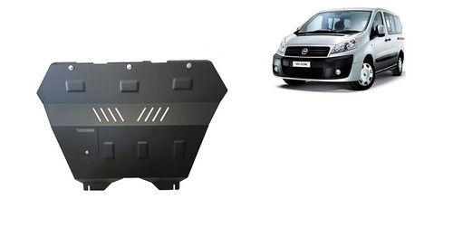 Steel skid plate sump guard - steel,