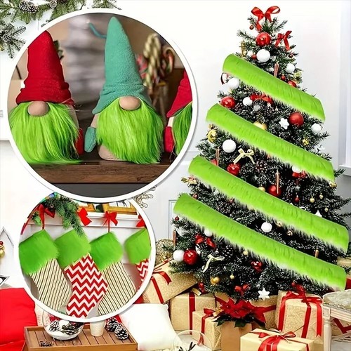 Long plush fur fabric - long,
