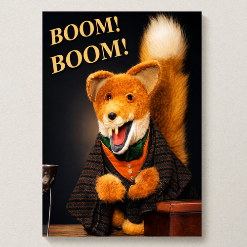 Basil brush boom - boom,