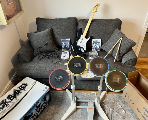 Nintendo wii rock band - rock, set