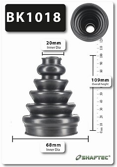 Shaftec front inner boot - front,