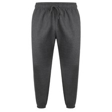 Forge Men's Cuffed Joggers S-2XL Elasticated Waist Jogging Bottoms Zip Pockets