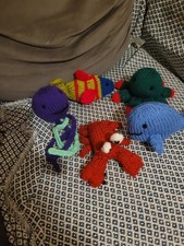 Hand Knitted Toys sea life.
