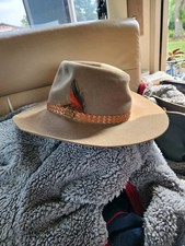 Akubra Snowy River 57 pure fur felt unisex M, Cowboy cowgirl Yellowstone