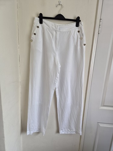 Monsoon linen blend trousers - monsoon,