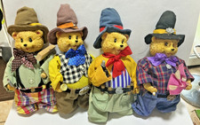 Vintage  Bears x 4 Resin Heads