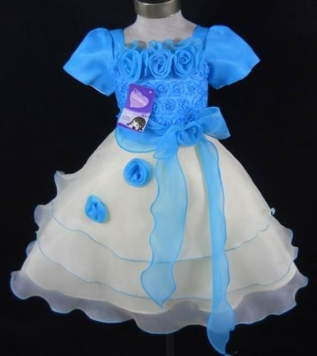 Girl pretty creme blue - girl's,