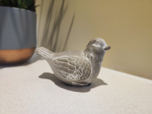 Stone cement bird garden - stone,