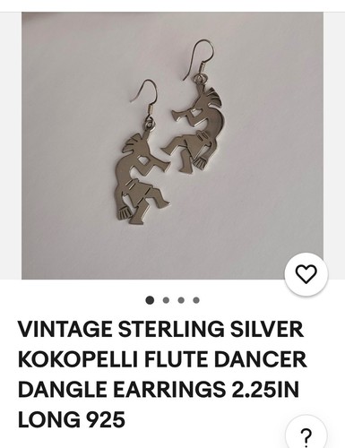 Kokopelli flute dancer - dancer, sliver