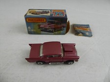 MATCHBOX 75 NO. 4 '57 CHEVY BRIGHT METALLIC PINK (1979)