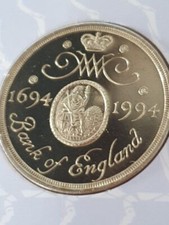 1994 BUNC £2 Tercentenary Bank of England Two Pound Coin Brilliant Uncirculated