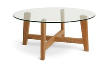 Habitat Zela Round Coffee Table - Oak