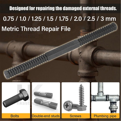 Metric thread repair file - thread,