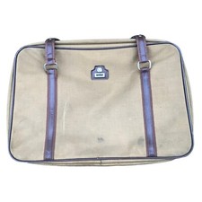 Vintage antler suitcase brown - vintage,