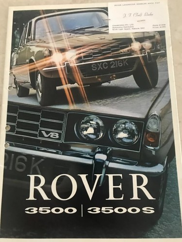 Oct 1971 rover - , 3500s