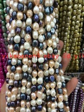 Natural 8-9mm Black White Pink