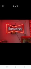 Neon Signs Budweiser And Michelob Pair Of