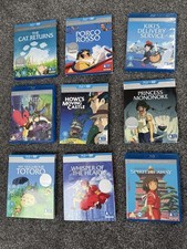 Studio Ghibli Blu Ray Bundle 9 Blu Rays Great Condition