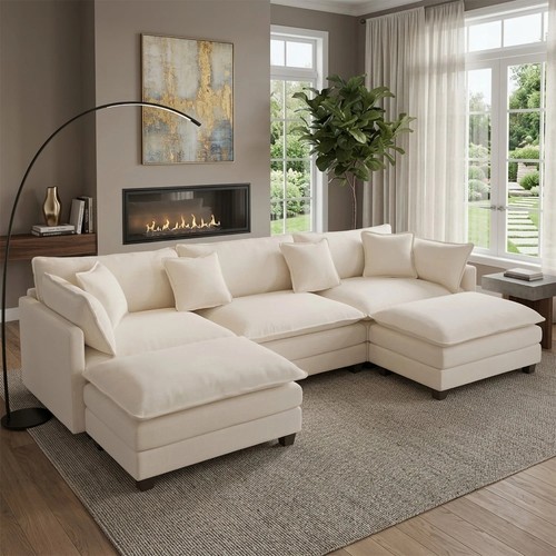 Modern cloud sectional - sectional, sofa
