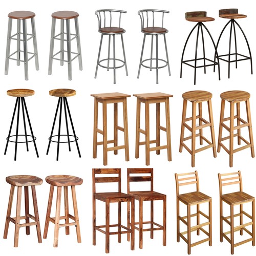 2pcs industrial bar stools - bar,
