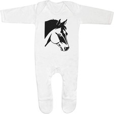 'Horse Face' Baby Romper