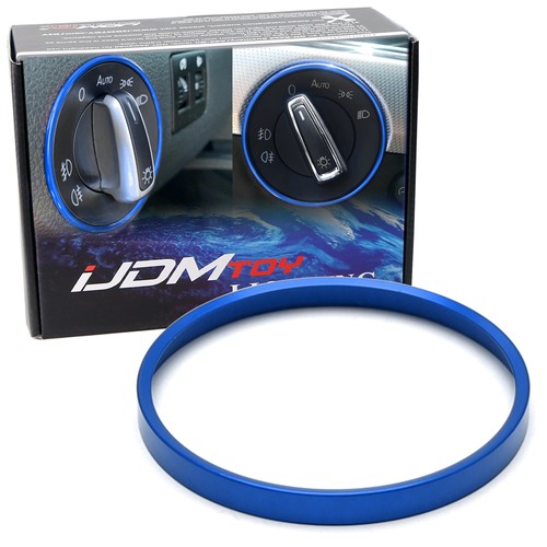 Blue headlight switch surround - blue,