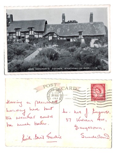 Vintage postcard anne - vintage,