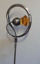 Charles Horner Hatpin Silver