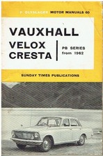 VAUXHALL CRESTA PB & VELOX PB