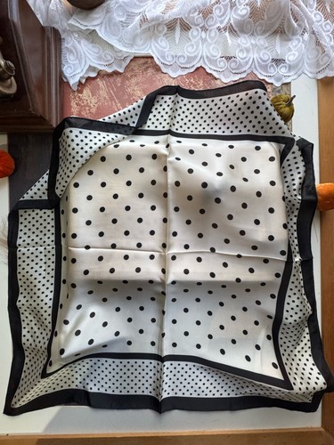 Black white polka - &, dot