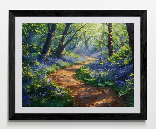 Bluebell woodland forest - bluebell,
