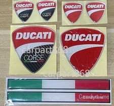 3D Motorcycle Fuel Tank Emblem Decal - Domed DUCATI Badge Bike Sticker