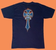 Vintage 2003 Orange County Choppers 'New York' T-Shirt Navy L - P2P: 21.5"